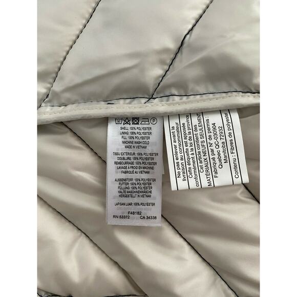 French Connection Womens Packable Puffer Anorak Jacket Zip Up Blue XS - Picture 6 of 6